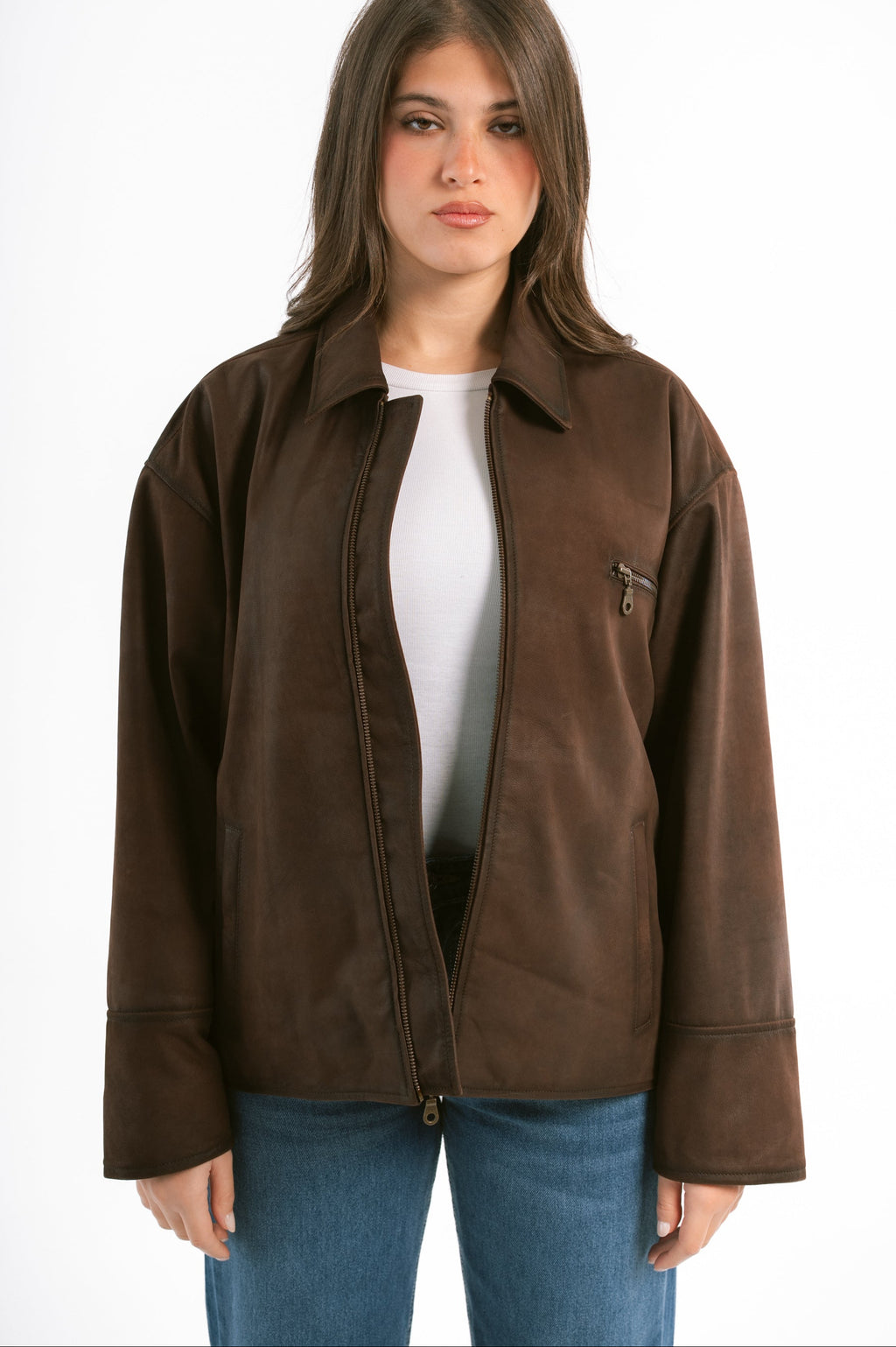 The Functional Stoned-Leather Jacket