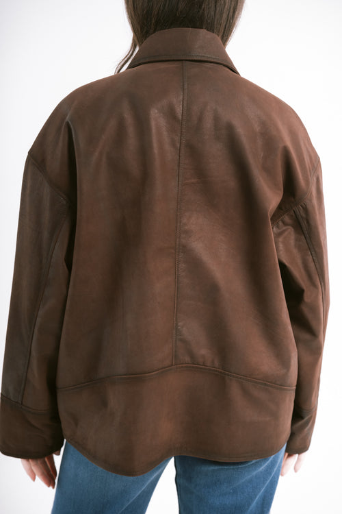 The Functional Stoned-Leather Jacket
