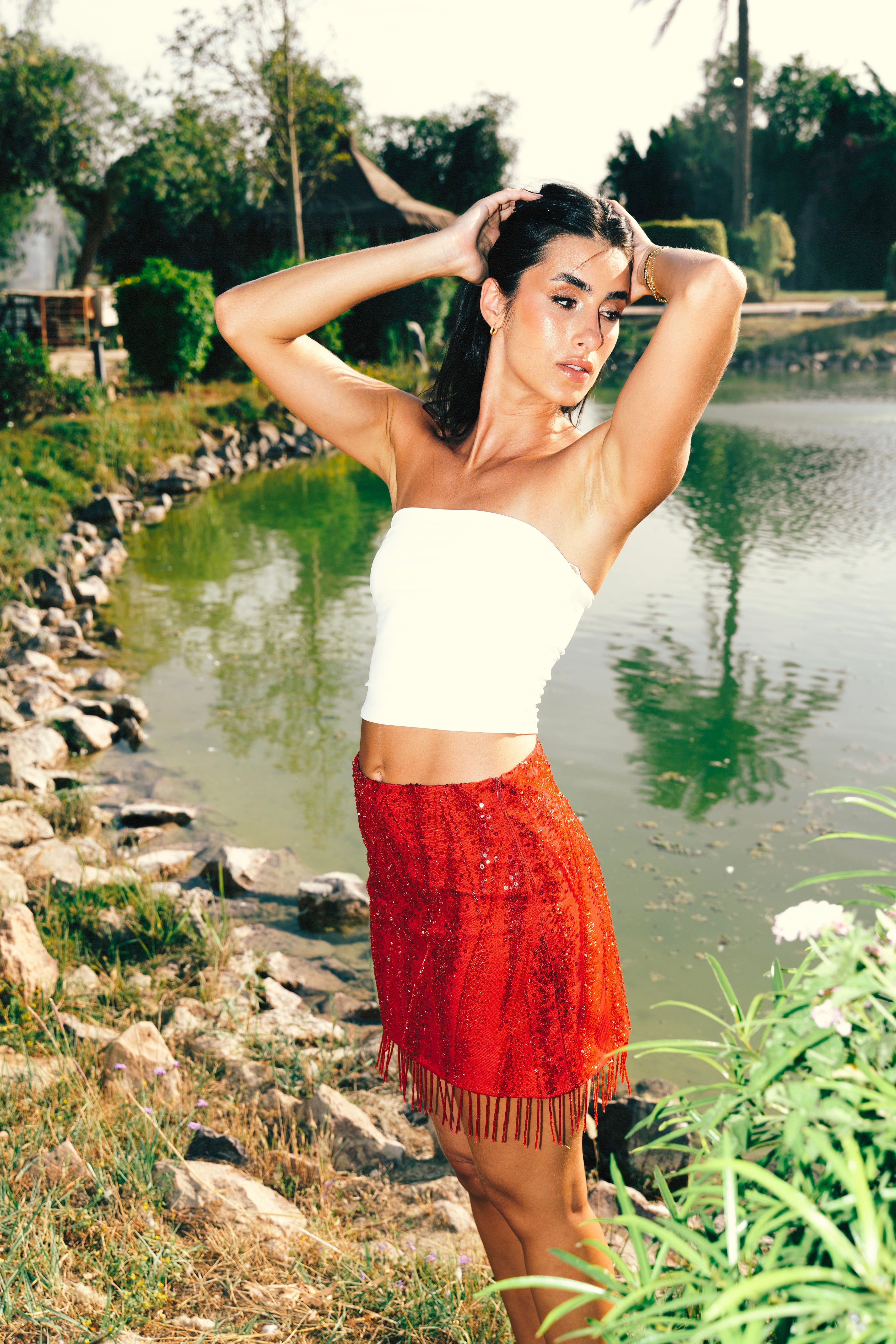 The Fringed Skirt